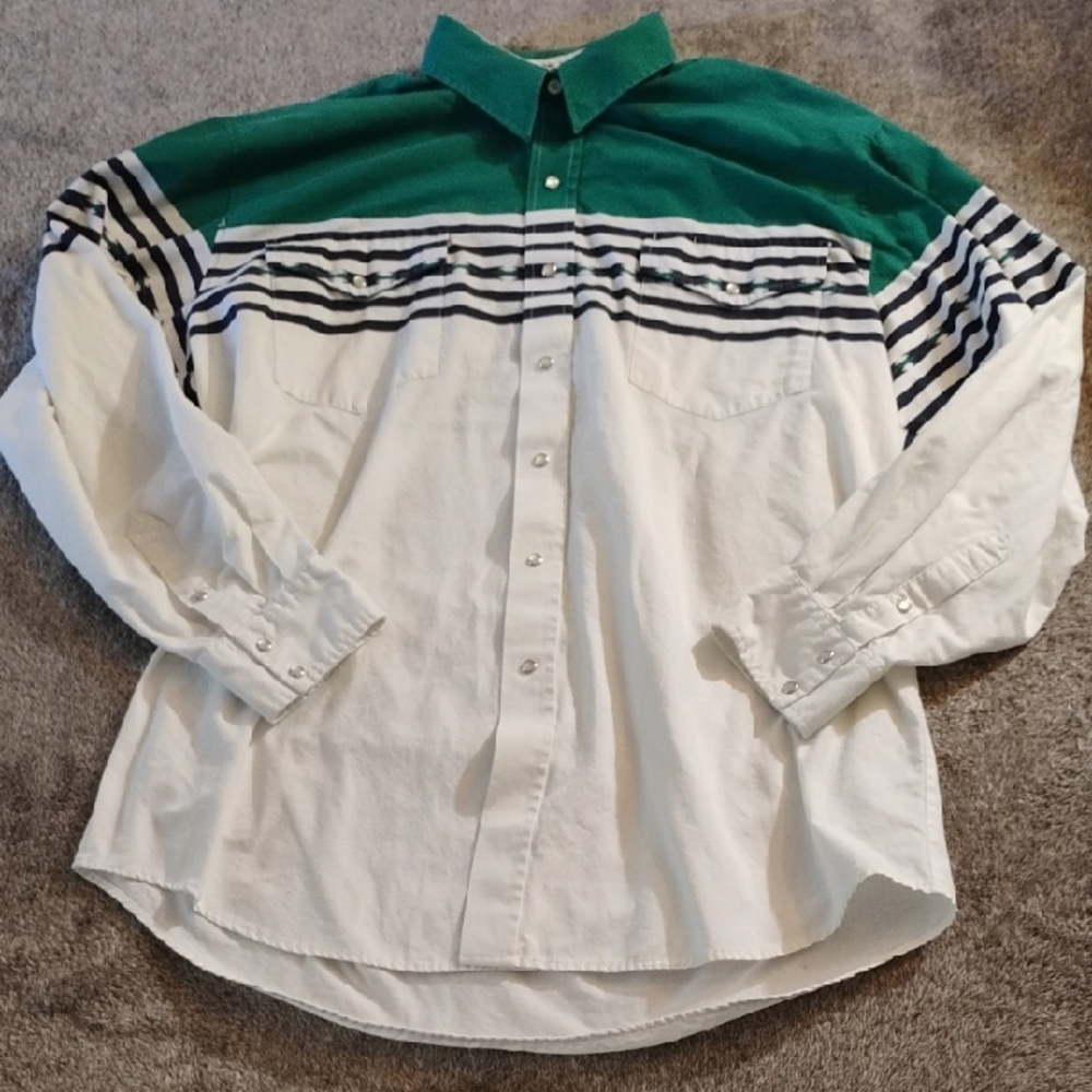 Vintage Roper Snap Front Western Shirt